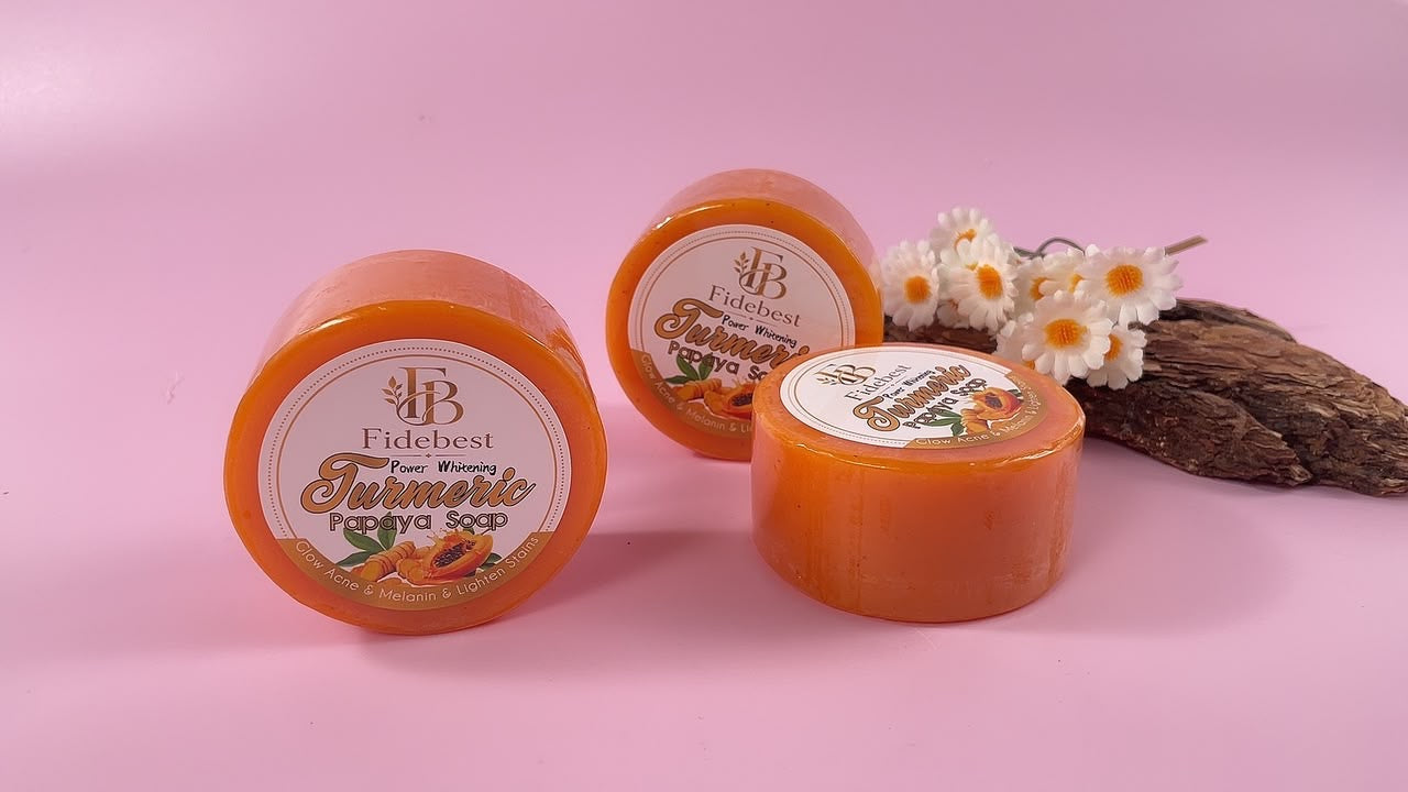 Turmeric & Papaya Soap 2 Pack Set
