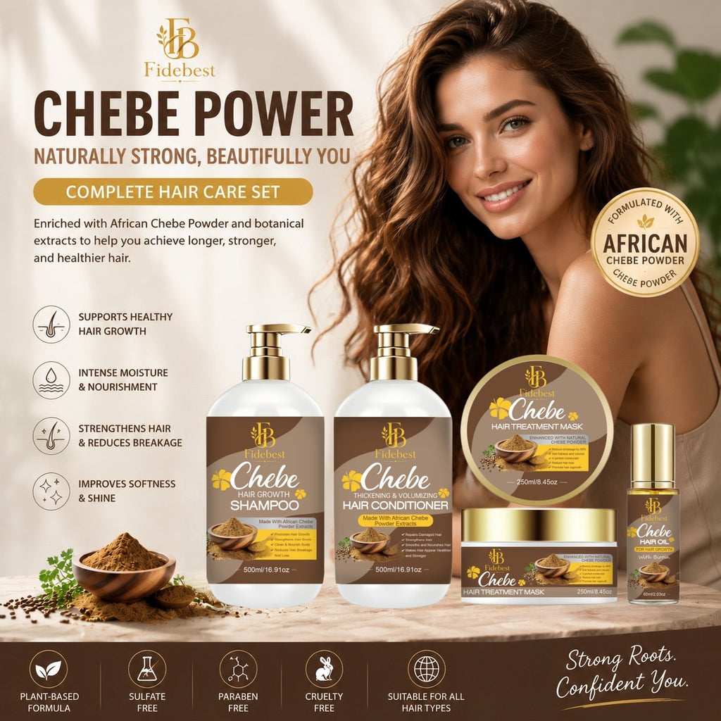 Shampoo Conditioner Hair Mask And Hair Oil Set . All You Need For Your Hair Chebe set