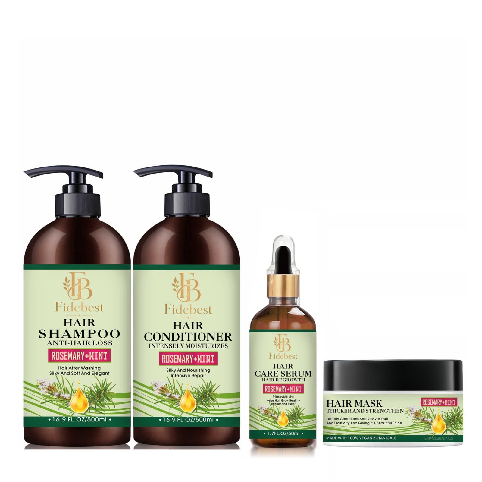 Shampoo Conditioner Hair Mask And Hair oil set