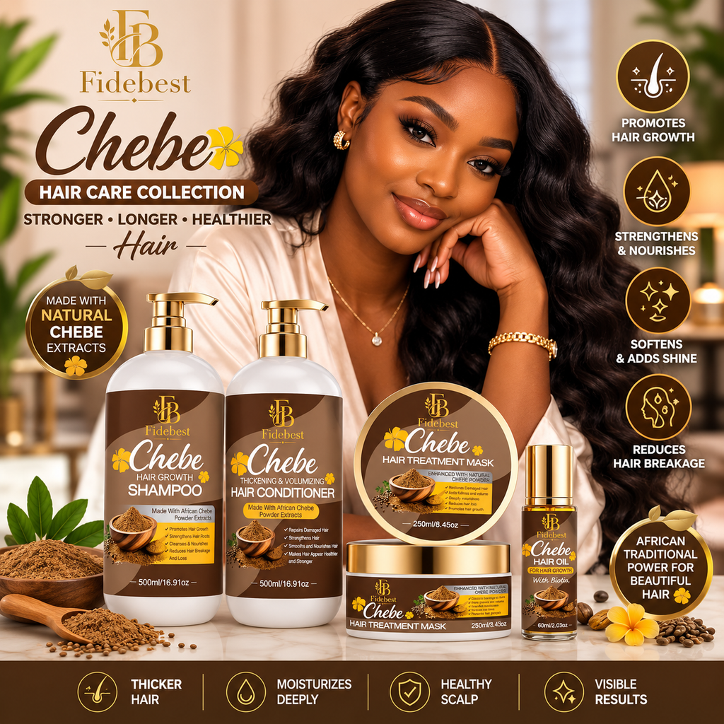 Shampoo Conditioner Hair Mask And Hair Oil Set . All You Need For Your Hair Chebe set