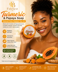 Turmeric & Papaya Soap 2 pack set 

Reveal Your Natural Glow! Acne removal