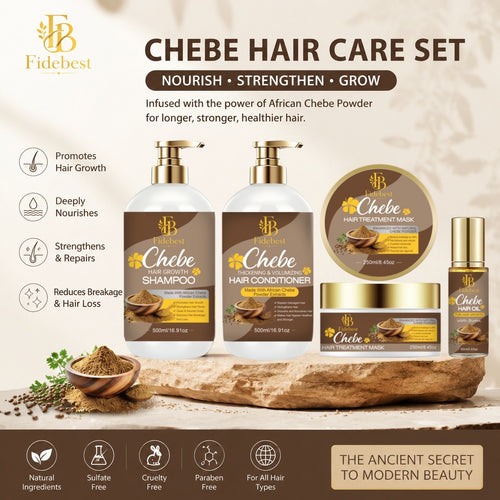 Shampoo Conditioner Hair Mask And Hair Oil Set . All You Need For Your Hair Chebe set