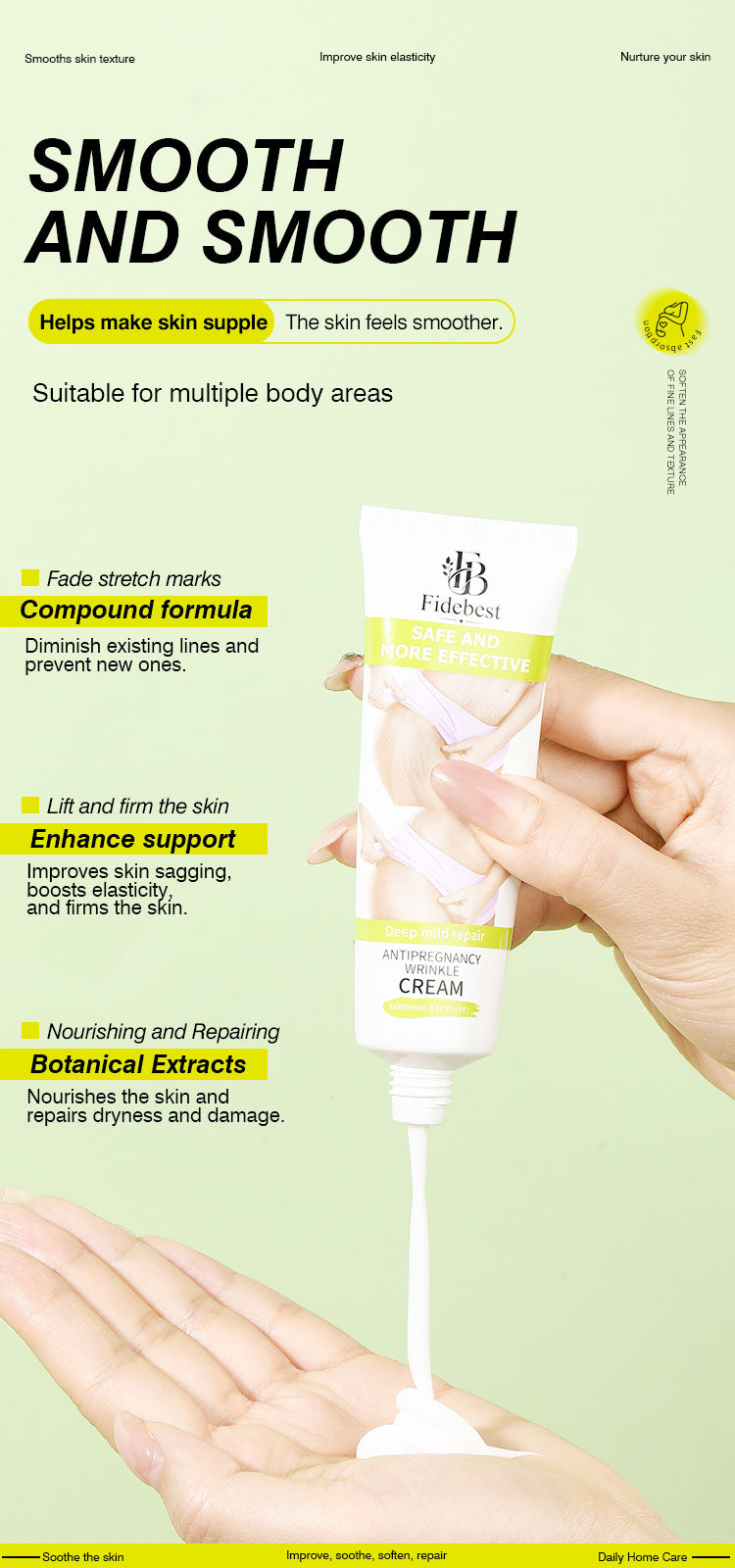 Anti pregnancy wrinkle cream , reduce stretch fat line , stretch mark repair, scar removal cream